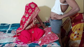 Indian Dehati Muslim Bhabhi Oral Sex And Doggy STyle Fucked In Bedroom Video